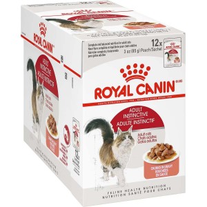 12 x 3oz Royal Canin Adult Instinctive Chunks In Gravy Pouch Wet Cat Food UAE | 9174-ZLWTN