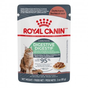 12 x 3oz Royal Canin Digestive Care Chunks In Gravy Pouch Wet Cat Food UAE | 4327-EYRXB