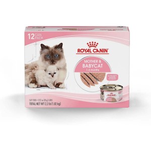 12 x 3oz Royal Canin Mother & Babycat Ultra Soft Mousse in Sauce Canned Wet Cat Food UAE | 9814-ZVWLC