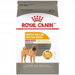 17lb Royal Canin Medium Sensitive Skin Care Dry Dog Food UAE | 8679-ZRSMA