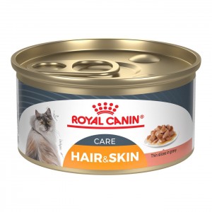 24 x 3oz Royal Canin Hair & Skin Care Thin Slices in Gravy Canned Wet Cat Food UAE | 1048-GDOBR