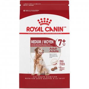 30lb Royal Canin Medium Adult 7+ Dry Dog Food UAE | 4619-PUAEW