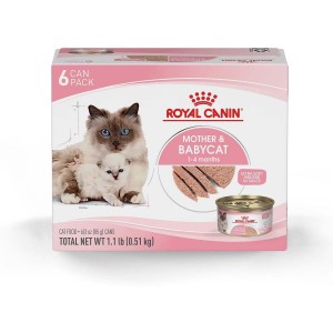 6 x 3oz Royal Canin Mother & Babycat Ultra Soft Mousse in Sauce Canned Wet Cat Food UAE | 9745-WFLAJ