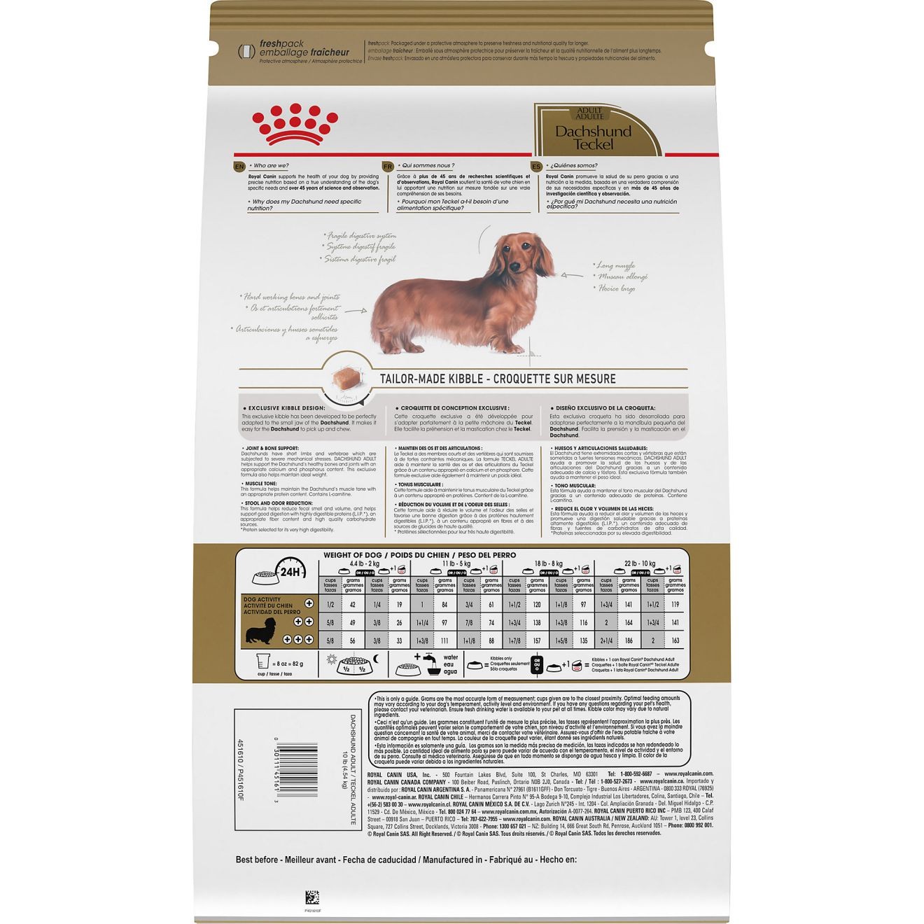 10lb Royal Canin Dachshund Adult Dry Dog Food UAE | 2013-GDQXO