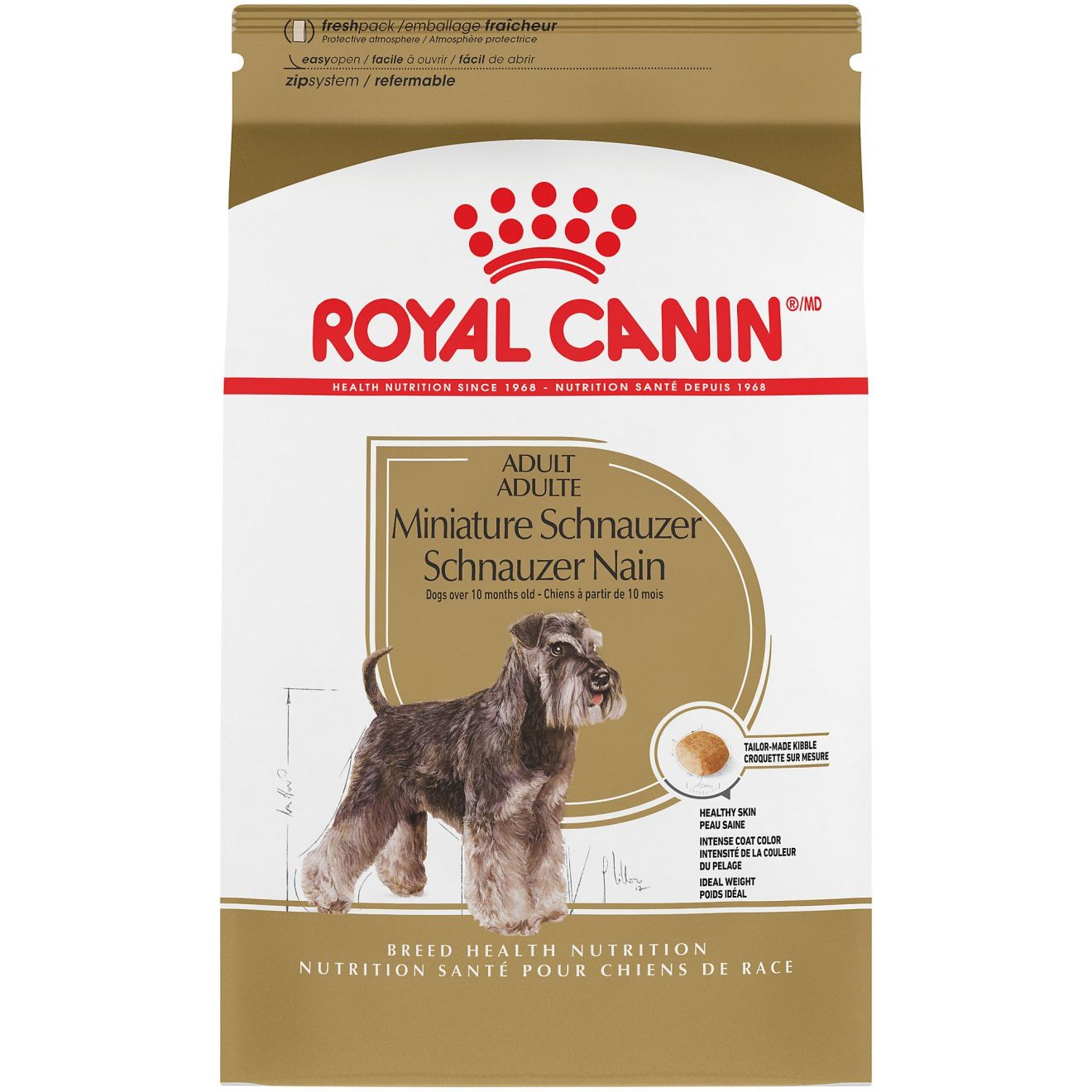 10lb Royal Canin Miniature Schnauzer Adult Dry Dog Food UAE | 2685-XPRVI