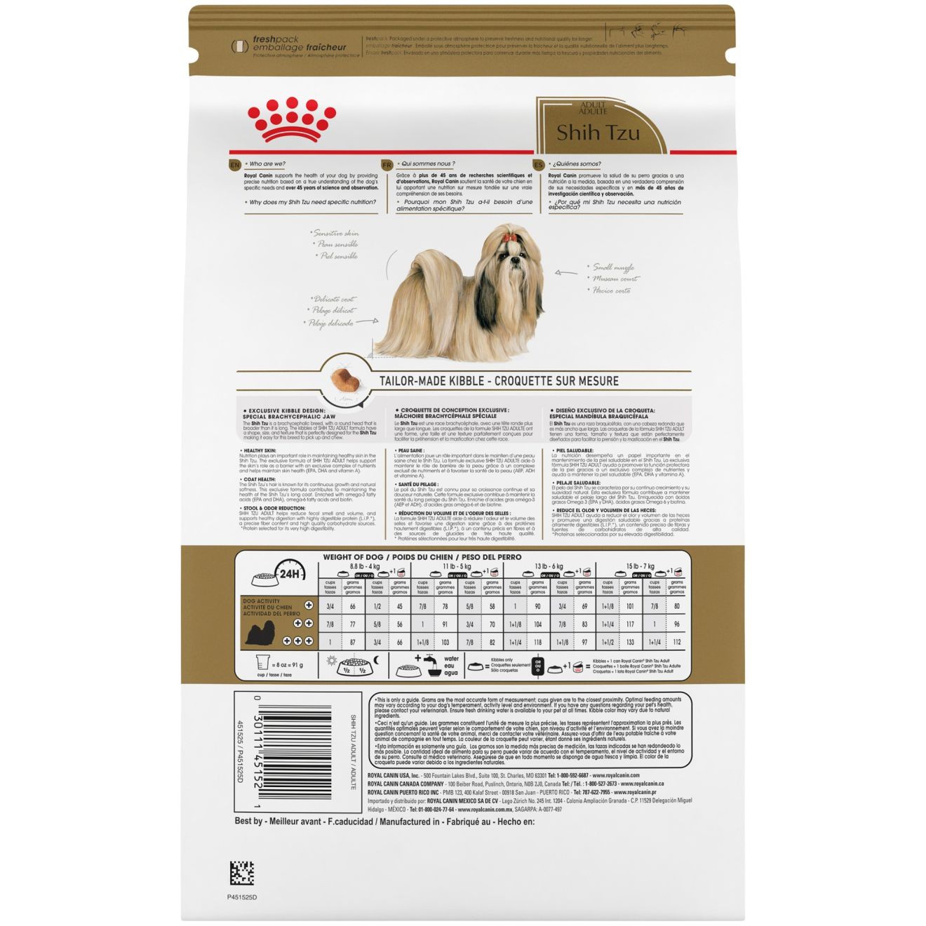 10lb Royal Canin Shih Tzu Adult Dry Dog Food UAE | 9807-FWXNL
