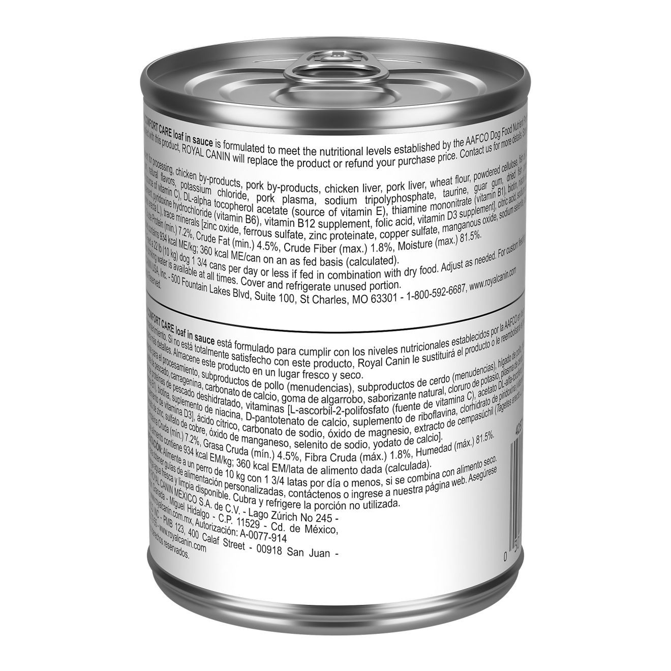 12 x 13.5oz Royal Canin Comfort Care Loaf in Sauce Canned Wet Dog Food UAE | 6782-KOUHE