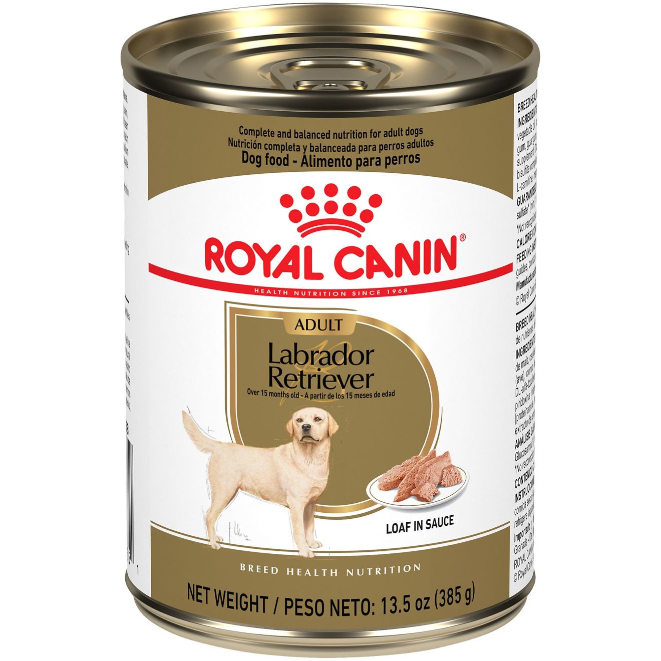 12 x 13.5oz Royal Canin Labrador Retriever Adult Loaf in Sauce Canned Wet Dog Food UAE | 6210-MCFVE