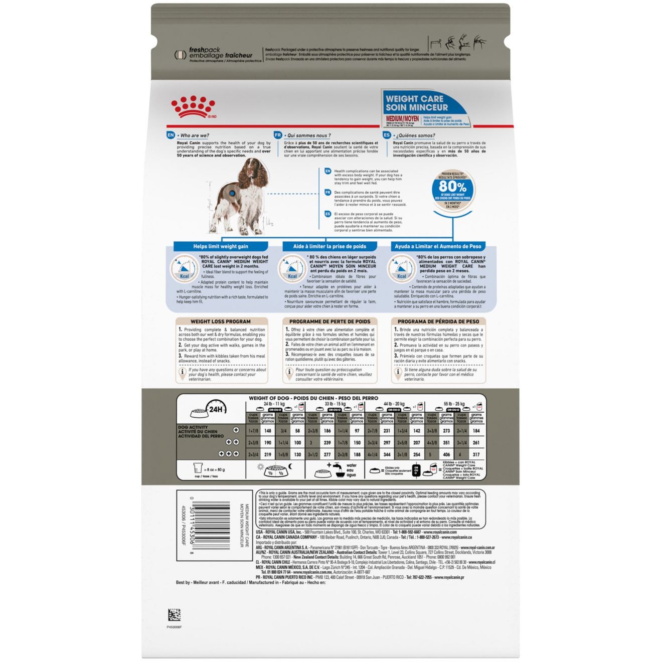 17lb Royal Canin Medium Weight Care Dry Dog Food UAE | 3074-OBGXP