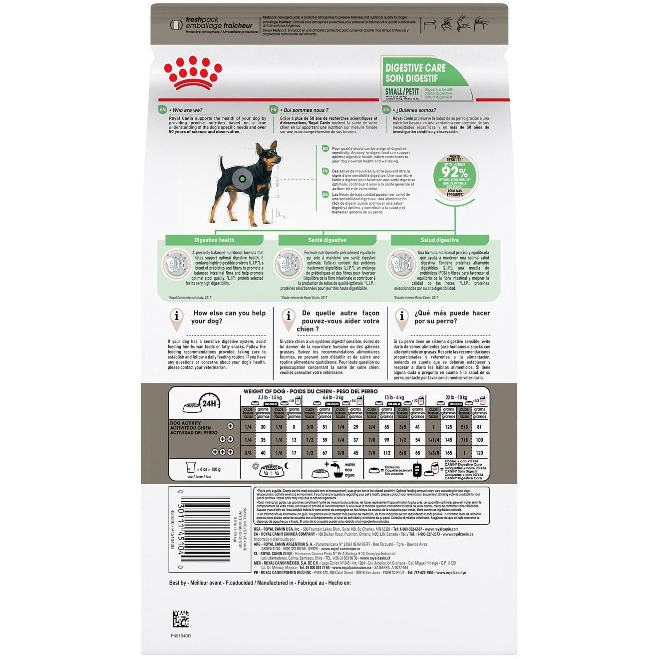 17lb Royal Canin Small Digestive Care Dry Dog Food UAE | 6140-TELAI