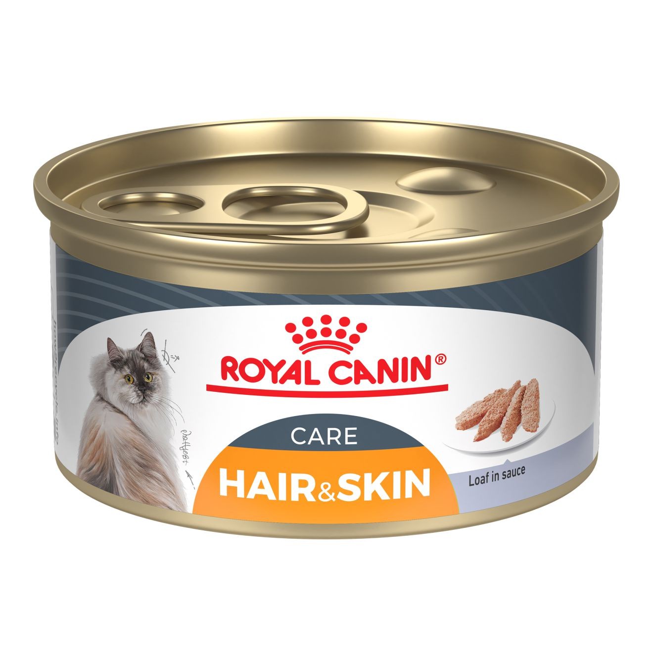 24 x 3oz Royal Canin Hair & Skin Care Loaf In Sauce Canned Wet Cat Food UAE | 4718-UECIR