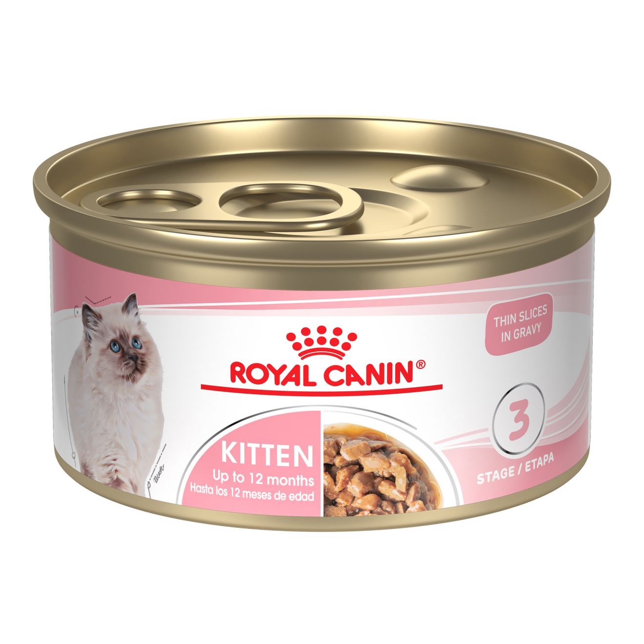 24 x 3oz Royal Canin Kitten Thin Slices in Gravy Canned Wet Cat Food UAE | 7301-NMZDL