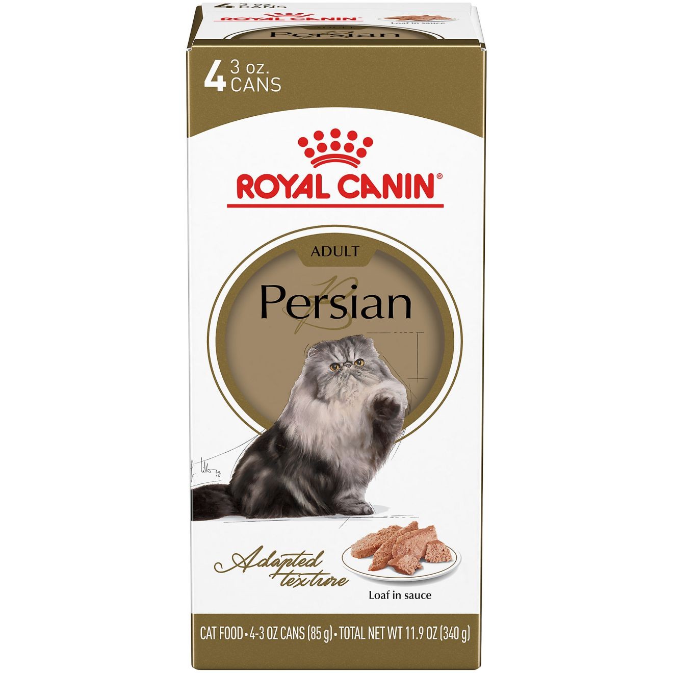 24 x 3oz Royal Canin Persian Adult Loaf in Sauce canned Wet Cat Food UAE | 1708-LQPMU