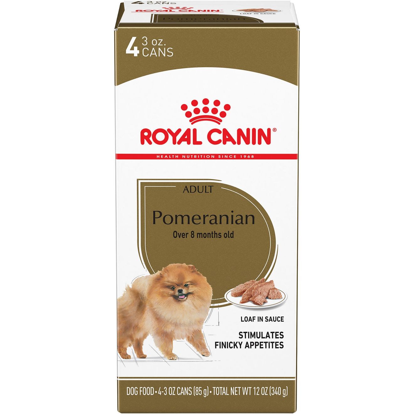 24 x 3oz Royal Canin Pomeranian Adult Loaf in Sauce Canned Wet Dog Food UAE | 5806-NSALK