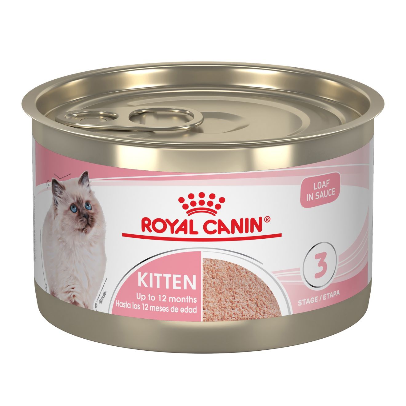 24 x 5.1oz Royal Canin Kitten Loaf in Sauce Canned Wet Cat Food UAE | 2097-ERTMC