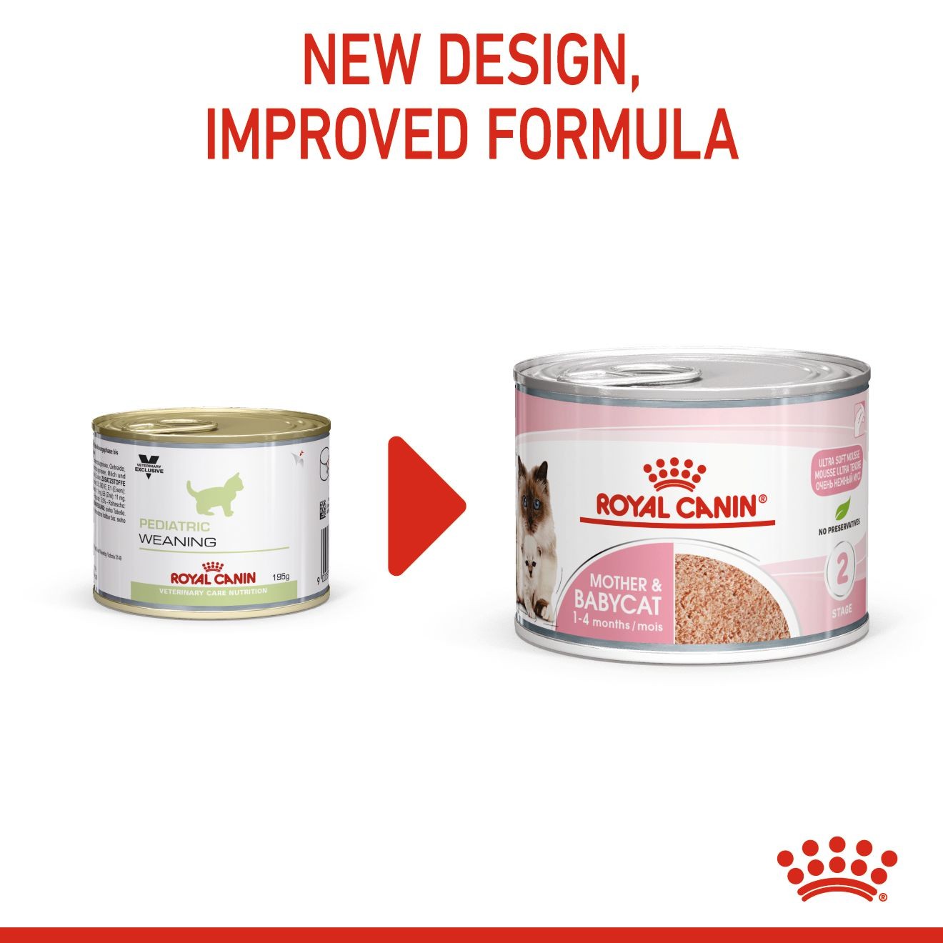 24 x 5.1oz Royal Canin Mother & Babycat Ultra Soft Mousse in Sauce Canned Wet Cat Food UAE | 1293-WNTRU