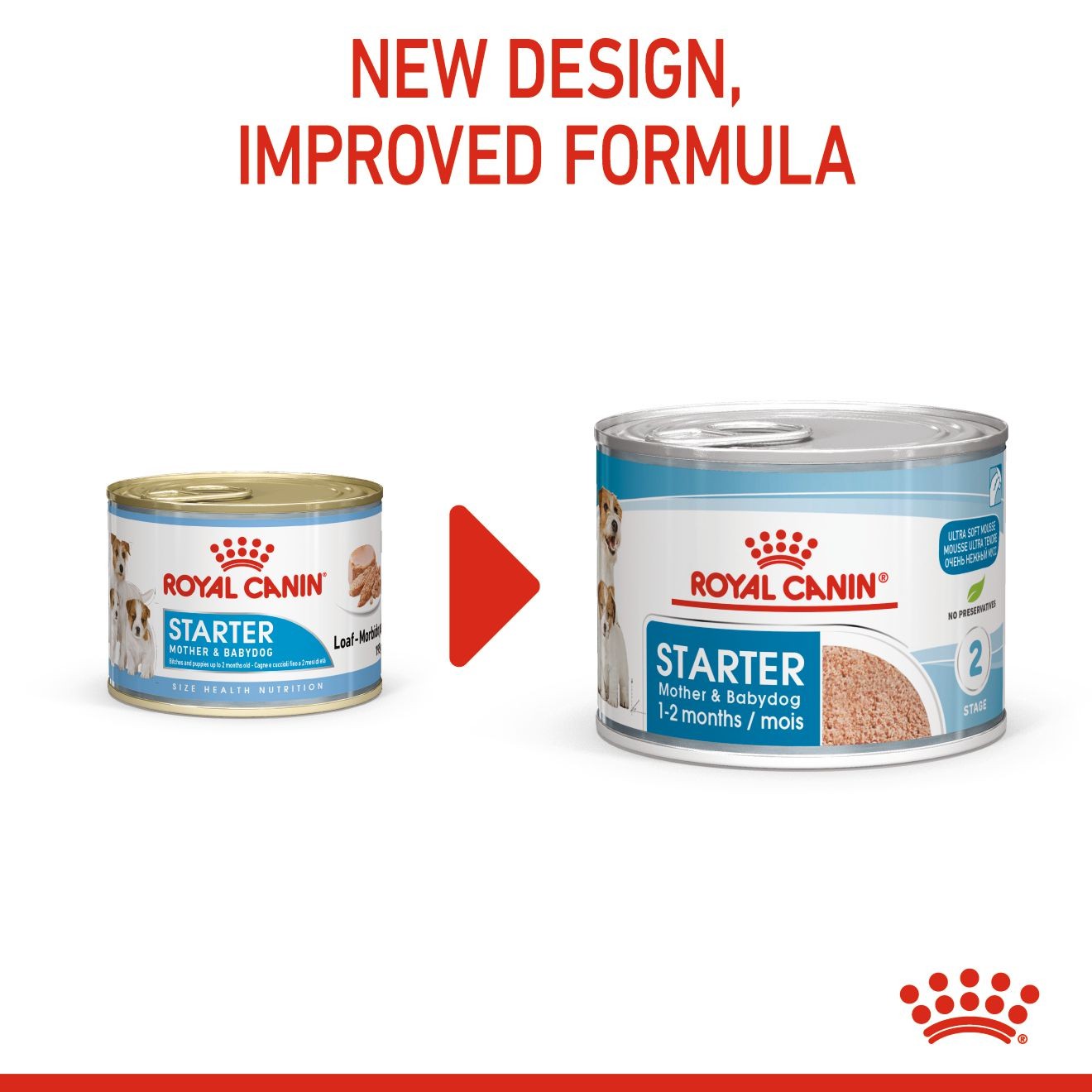 24 x 5.1oz Royal Canin Starter Mother & Babydog Ultra Soft Mousse In Sauce Wet Dog Food UAE | 8436-DRFYI