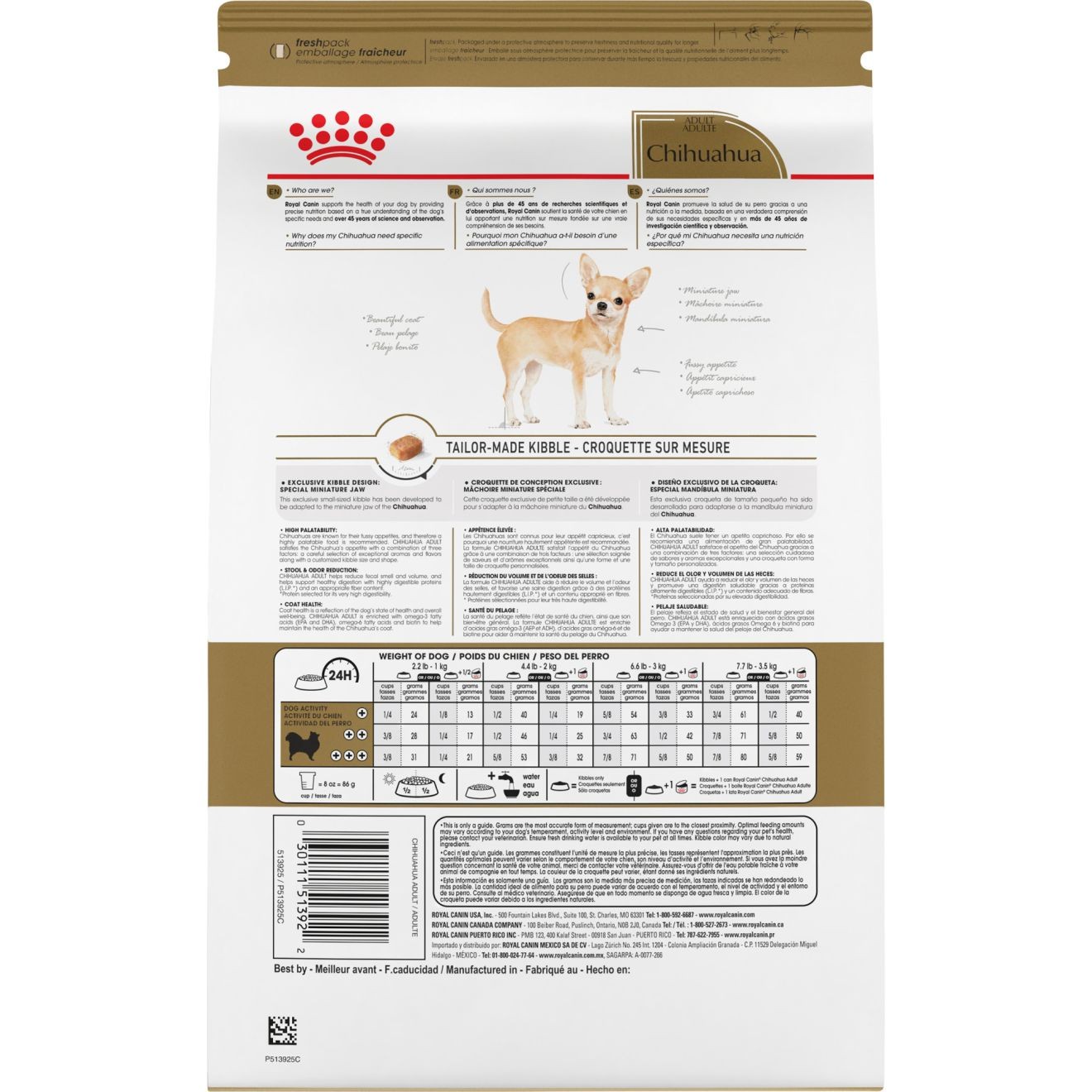2.5lb Royal Canin Chihuahua Adult Dry Dog Food UAE | 8036-LEOWR