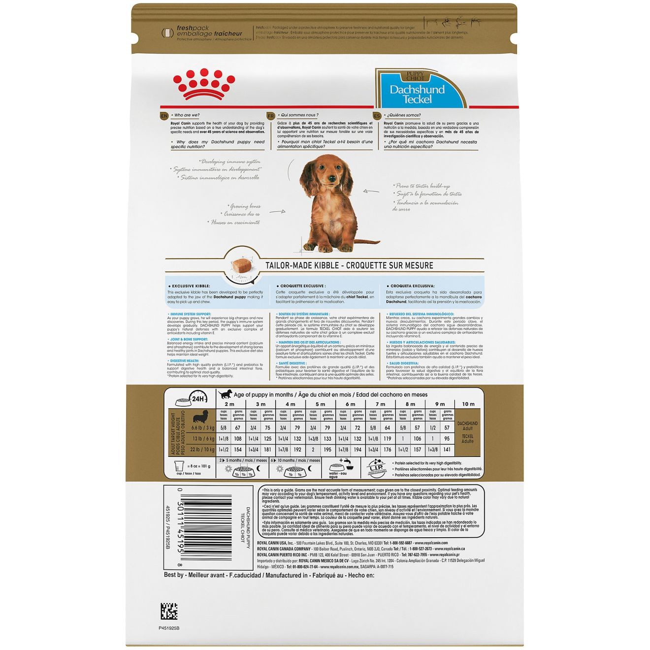2.5lb Royal Canin Dachshund Puppy Dry Dog Food UAE | 1359-BEHCR