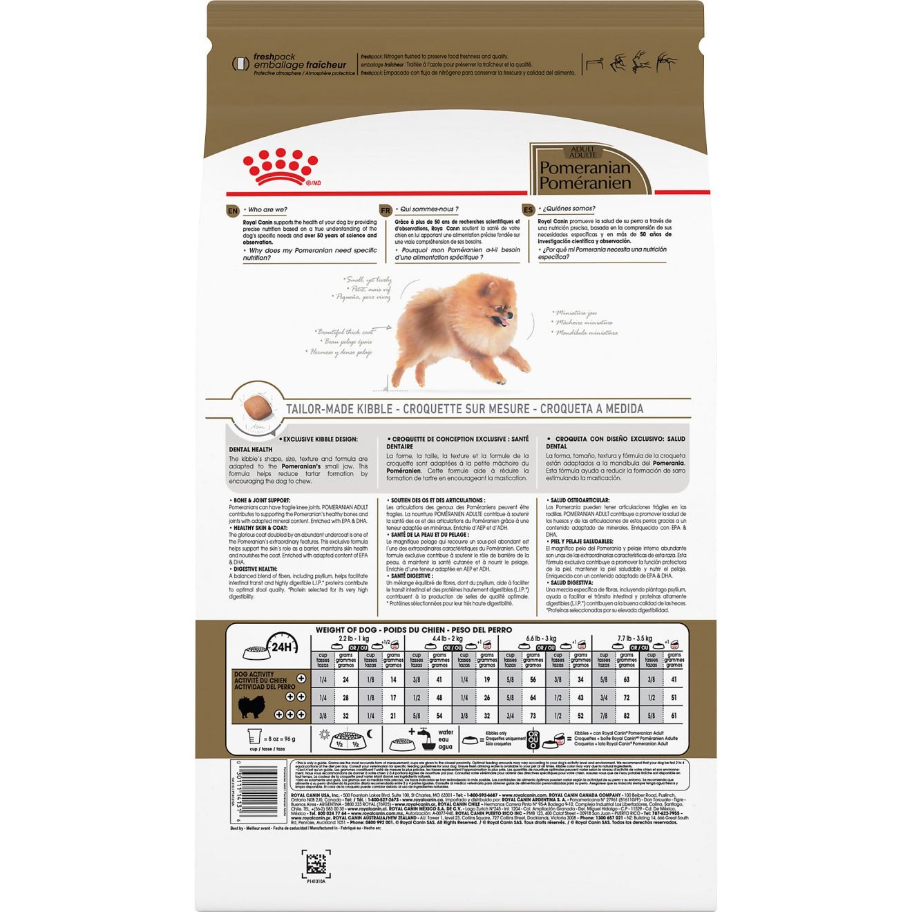 2.5lb Royal Canin Pomeranian Adult Dry Dog Food UAE | 7243-ABPFW
