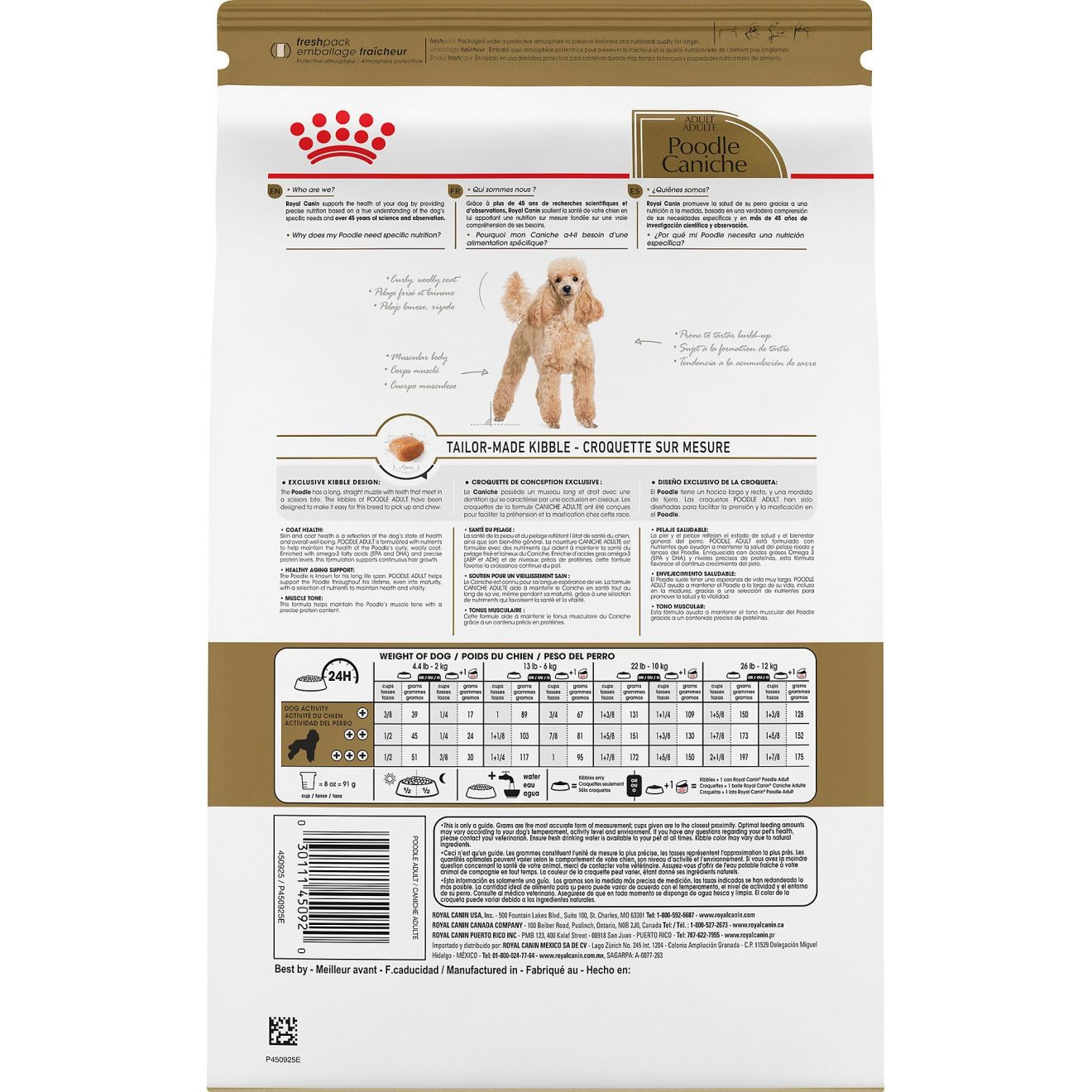 2.5lb Royal Canin Poodle Adult Dry Dog Food UAE | 0628-FSWKO