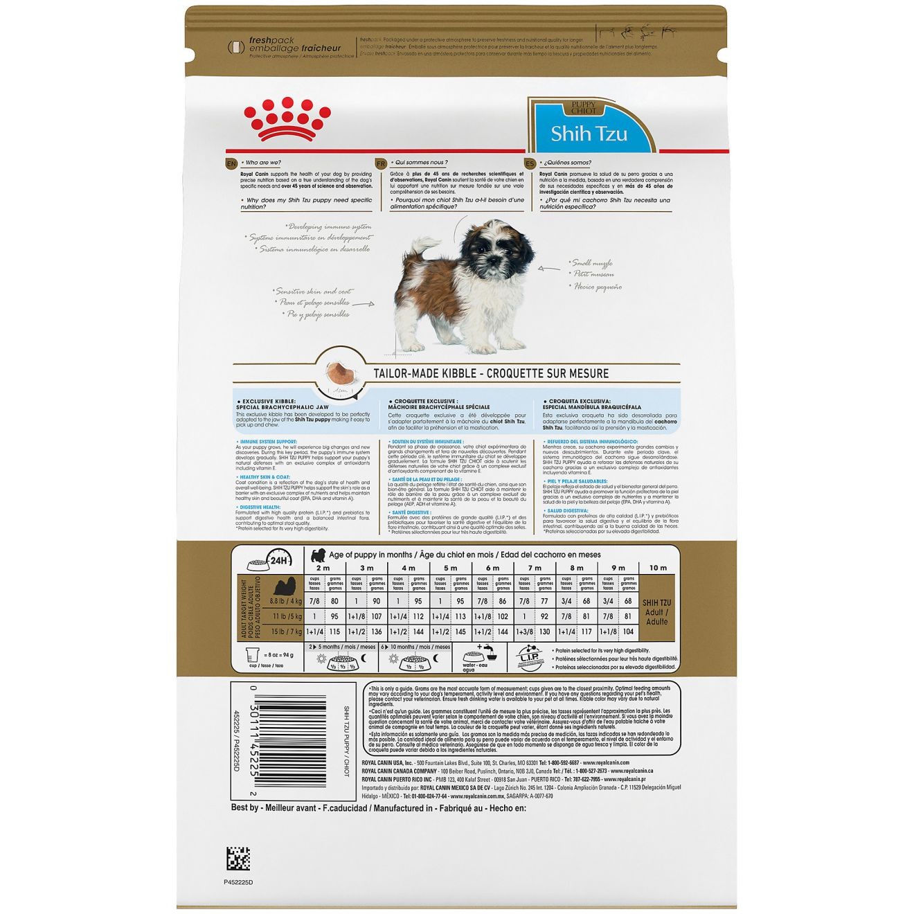 2.5lb Royal Canin Shih Tzu Puppy Dry Dog Food UAE | 2738-WQSOD