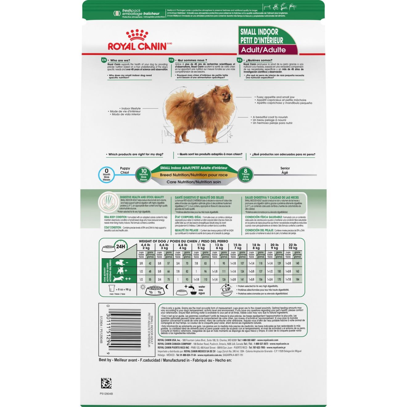 2.5lb Royal Canin Small Indoor Adult Dry Dog Food UAE | 4950-ZFJAW