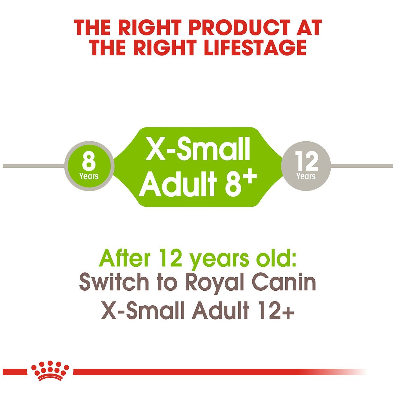 2.5lb Royal Canin X-Small Adult 8+ Dry Dog Food UAE | 0982-VDFWS