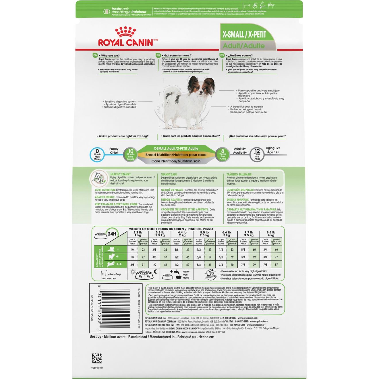 2.5lb Royal Canin X-Small Adult Dry Dog Food UAE | 1286-YNXSP