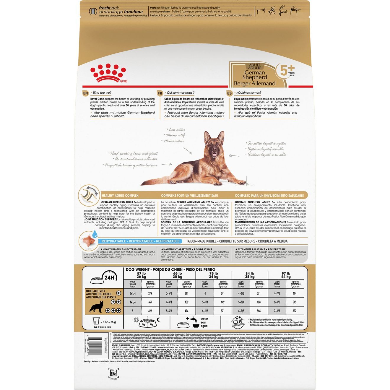 28lb Royal Canin German Shepherd Adult 5+ Dry Dog Food UAE | 1684-XGCVD