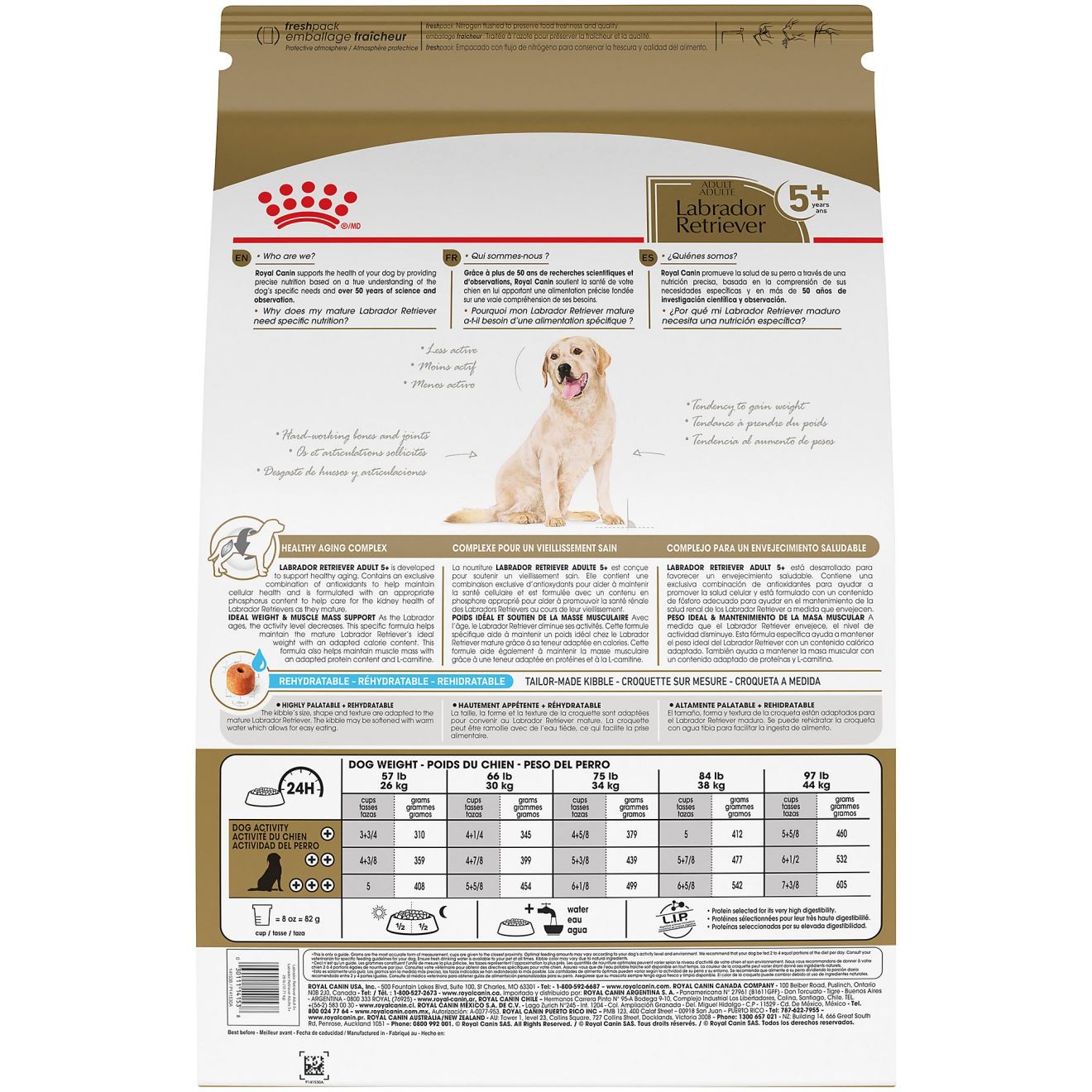 28lb Royal Canin Labrador Retriever Adult 5+ Dry Dog Food UAE | 3154-SOTCU