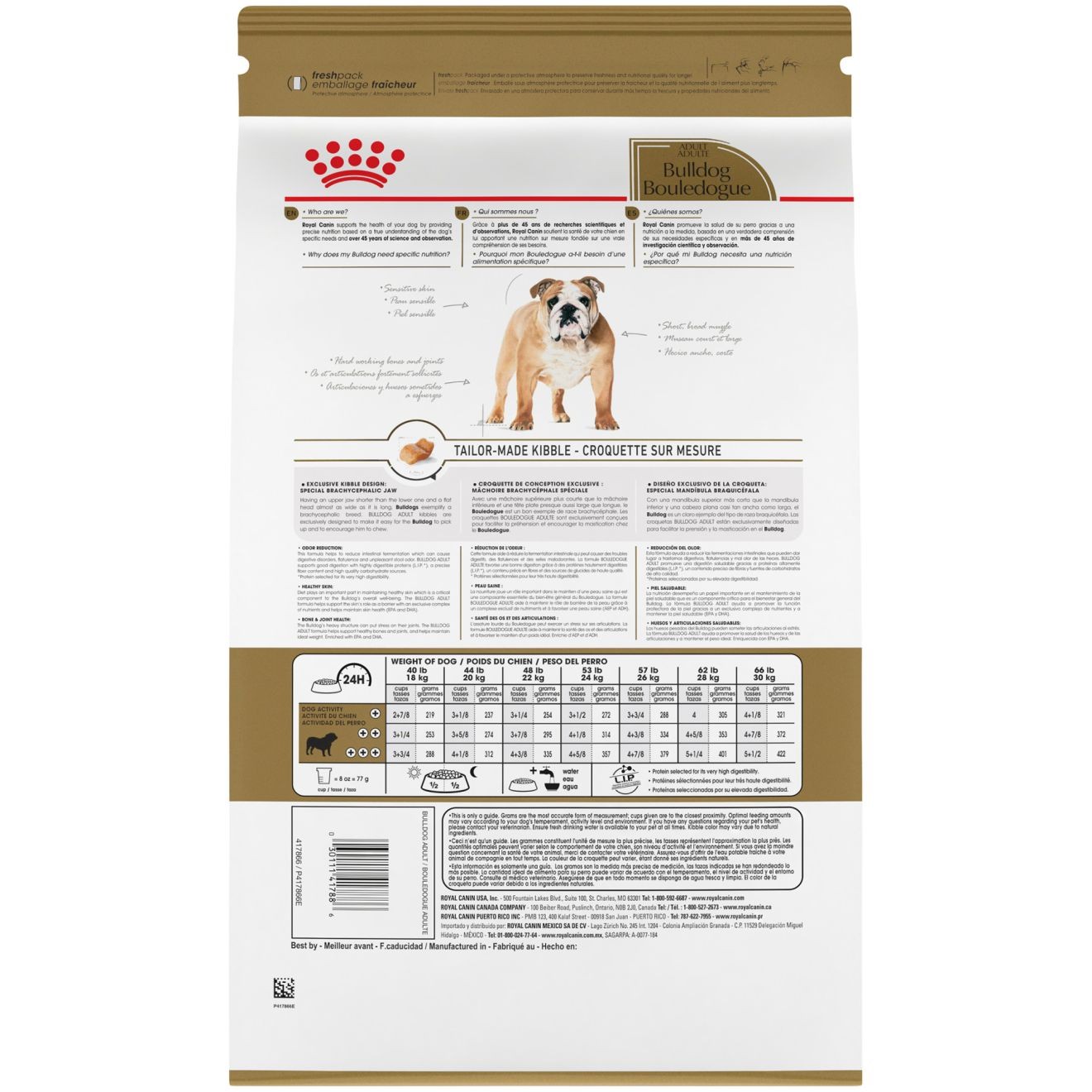 30lb Royal Canin Bulldog Adult Dry Dog Food UAE | 9671-ESCNI