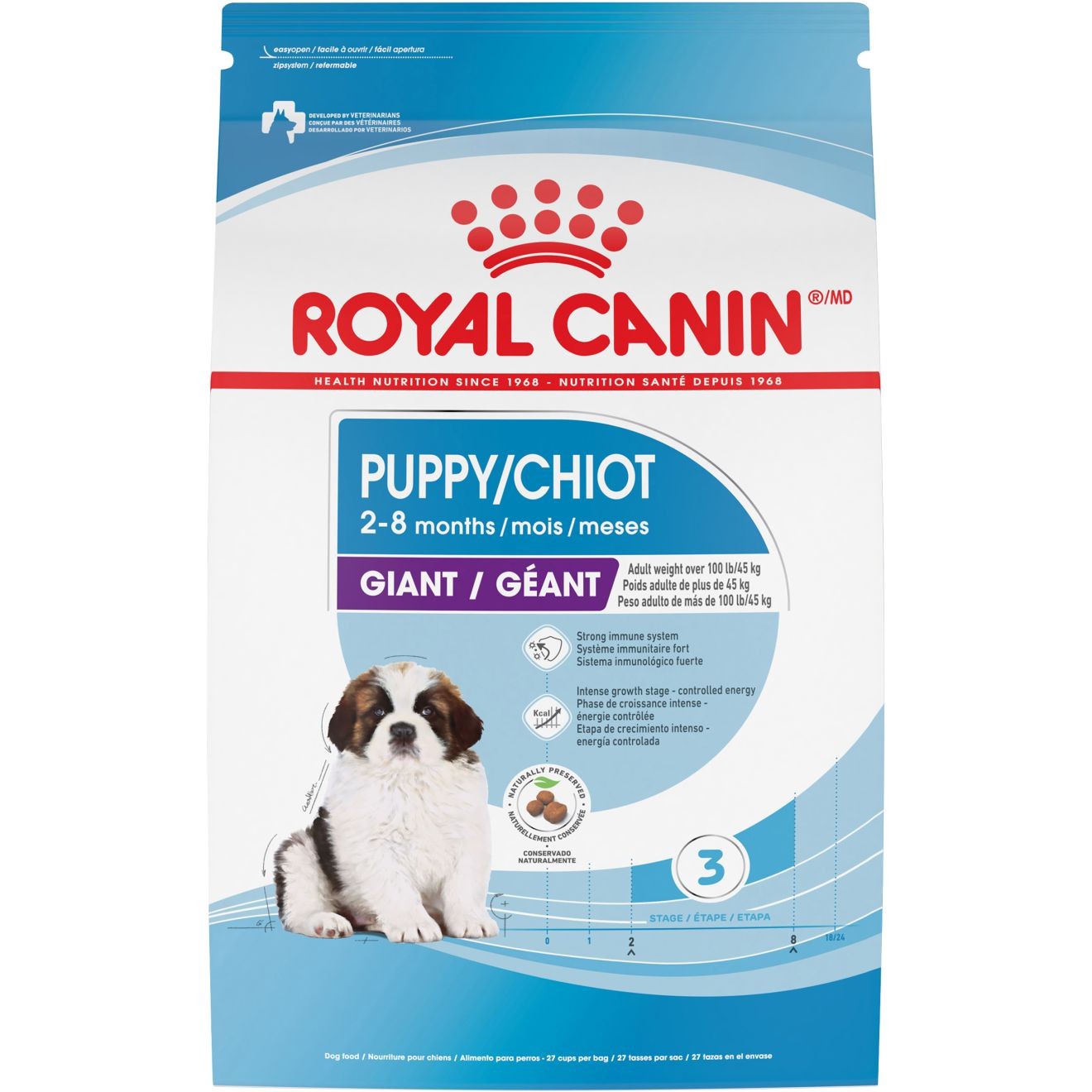 30lb Royal Canin Giant Puppy Dry Dog Food UAE | 5364-FVDTW