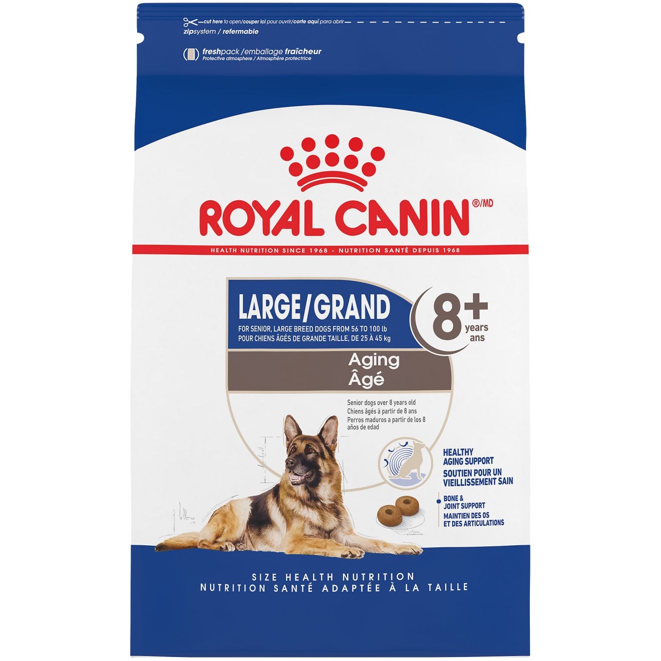 30lb Royal Canin Large Aging 8+ Dry Dog Food UAE | 2784-QVMHB