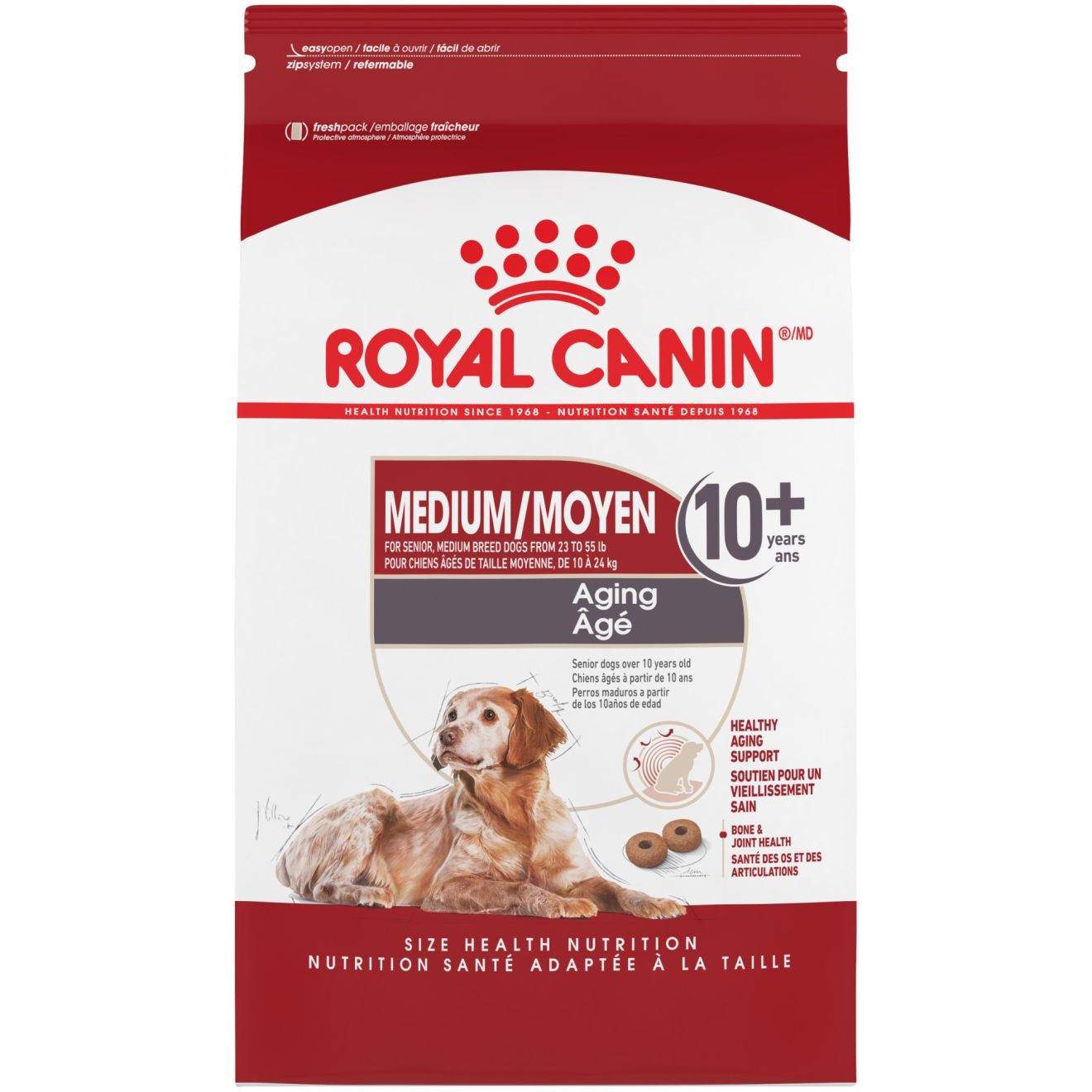 30lb Royal Canin Medium Aging 10+ Dry Dog Food UAE | 5249-OGLSD