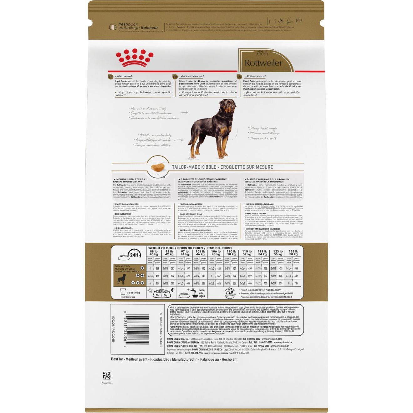 30lb Royal Canin Rottweiler Adult Dry Dog Food UAE | 6137-ZLKJO