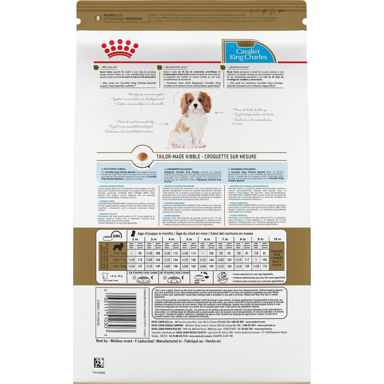 3lb Royal Canin Cavalier King Charles Puppy Dry Dog Food UAE | 8976-CQJBV