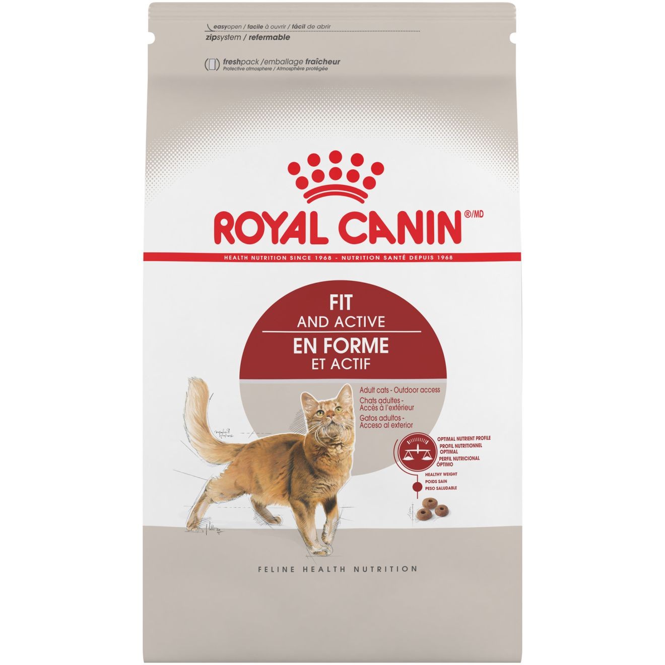 3lb Royal Canin Fit And Active Dry Cat Food UAE | 5964-EHJMV