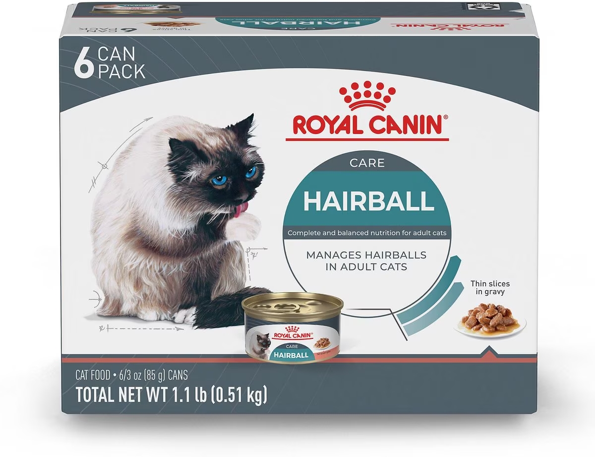 6 x 3oz Royal Canin Hairball Thin Slices in Gravy Canned Wet Cat Food UAE | 7164-ASCPQ