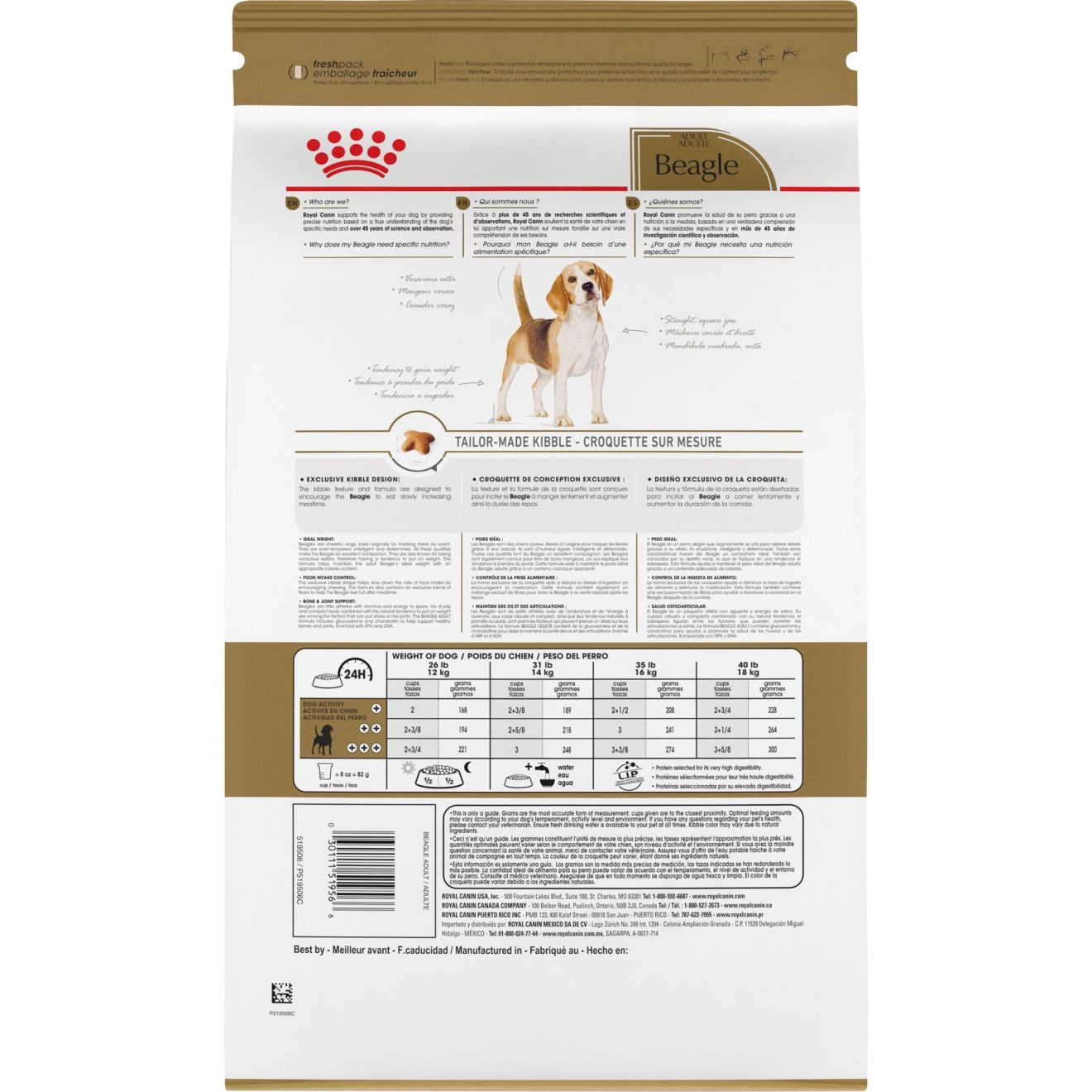 6lb Royal Canin Beagle Adult Dry Dog Food UAE | 5230-ILGWX