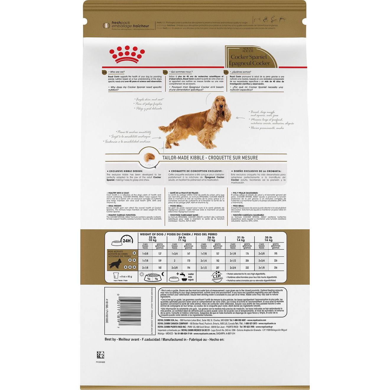 6lb Royal Canin Cocker Spaniel Adult Dry Dog Food UAE | 7438-TIWRZ