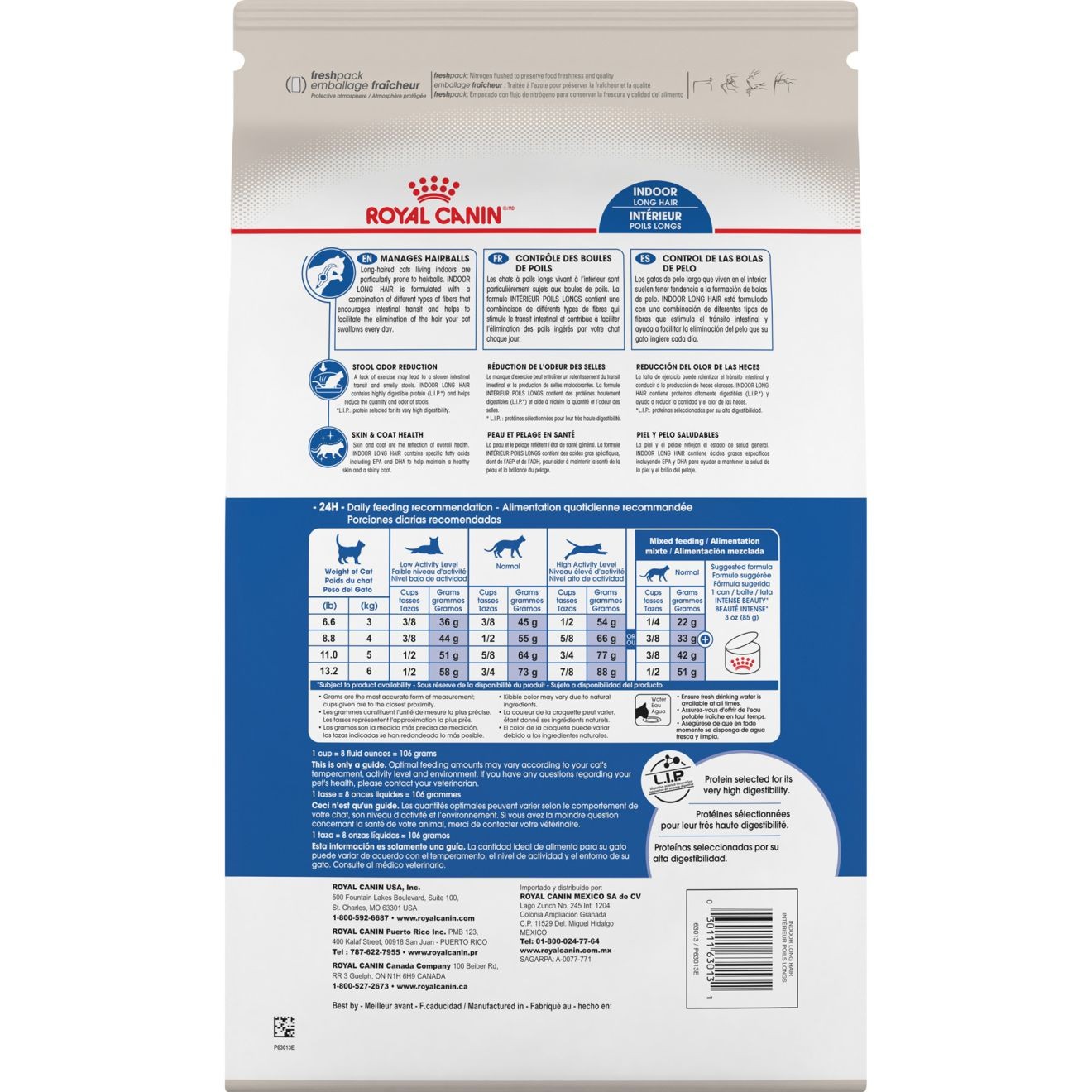 6lb Royal Canin Indoor Long Hair Dry Cat Food UAE | 9837-UMPAS