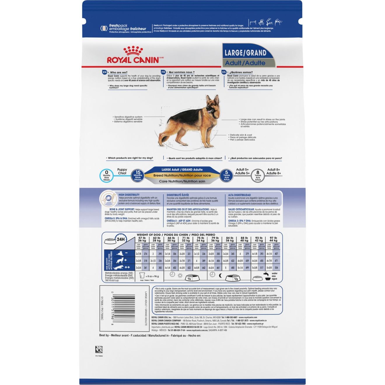6lb Royal Canin Large Adult Dry Dog Food UAE | 3647-SXINU